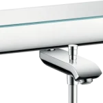HANSGROHE Ecostat Select termosztátos kádcsaptelep falsíkon kívüli szereléshez, fehér/króm Vedd meg online
