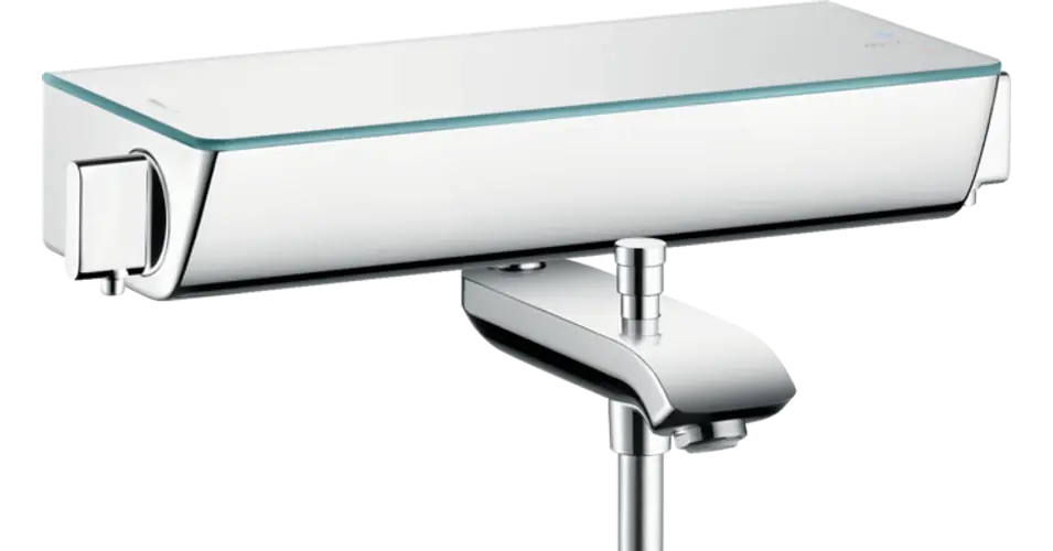 HANSGROHE Ecostat Select termosztátos kádcsaptelep falsíkon kívüli szereléshez, fehér/króm Vedd meg online