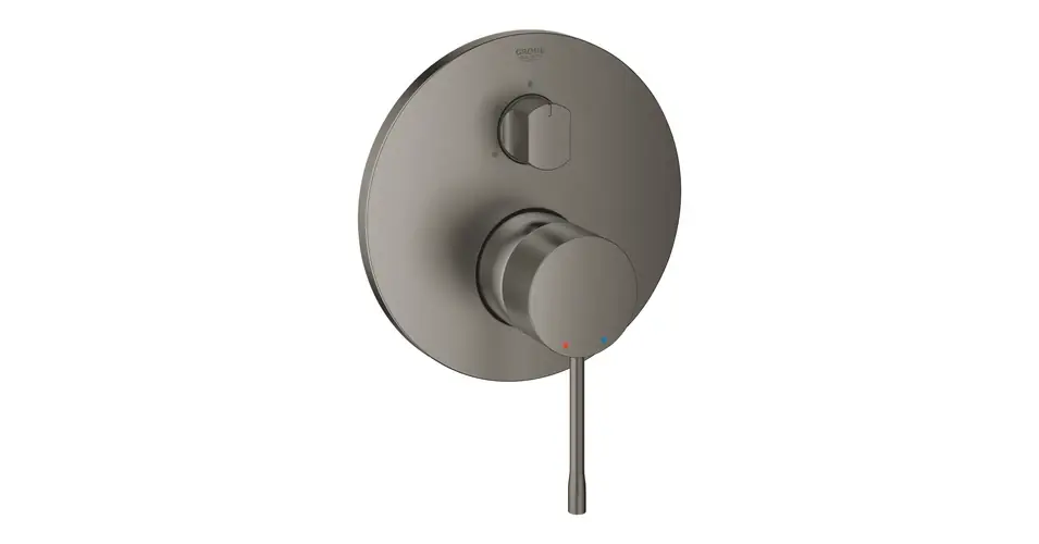 Biztonságos fizetés GROHE Essence egykaros keverő, 3-utas váltóval, brushed hard graphite