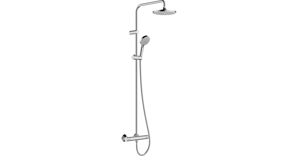 Legkelendőbb HANSGROHE Vernis Blend Showerpipe 200, 1 jet, termosztáttal