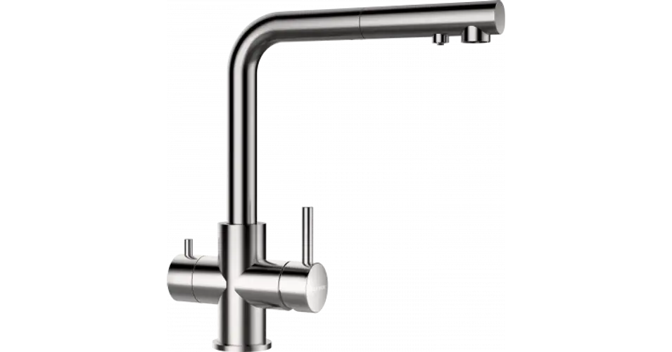Szuper ajánlat SCHOCK Vitus Ext 3 járatú konyhai csaptelep, inox szálcsiszolt