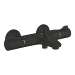 Biztonságos fizetés GROHE Grohtherm 800 termosztátos kádcsaptelep 1/2", matt fekete