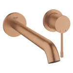 Azonnali szállítás GROHE Essence 2-lyukas mosdócsaptelep L-es méret, brushed warm sunset