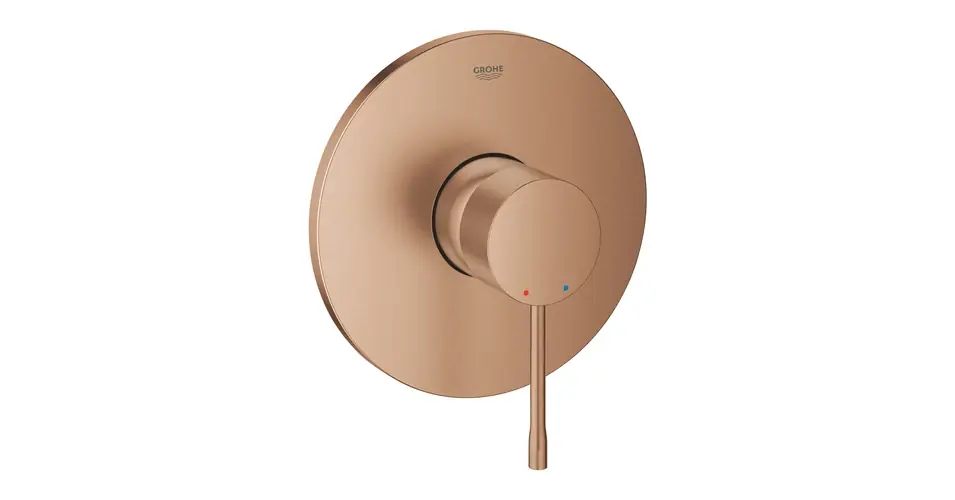 Végkiárusítás GROHE Essence egykaros zuhanycsaptelep, brushed warm sunset
