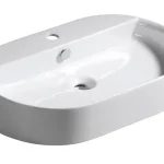 KERASAN Ring pultra szerelhető kerámia mosdó, 65×12×40 cm Árcsökkenés