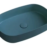 ISVEA Infinity Oval kerámia mosdó, 55×36 cm, zöld Legkelendőbb