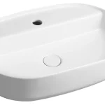 Korlátozott ajánlat ISVEA Infinity Oval kerámia mosdó, 60×40 cm, matt fehér
