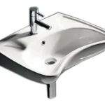 Ajánlat AKAD-4001 akadálymentes konkáv mosdó, keskeny kivitel, 590x460 mm