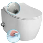 ISVEA Sentimenti fali WC bidé funkciós, hideg vizes, Rimless, 36,3×51 cm Szezonális akció