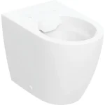 Bestseller GEBERIT iCon áll WC mélyöblítésű, falhoz illeszkedő, zárt forma, Rimfree