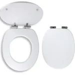 Újdonság FERRO MDF WC ülőke, soft close, fehér