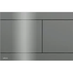 Azonnal elérhető ALCA Flat nyomólap a falsík alatti szerelési rendszerekhez, Gun metal-fényes