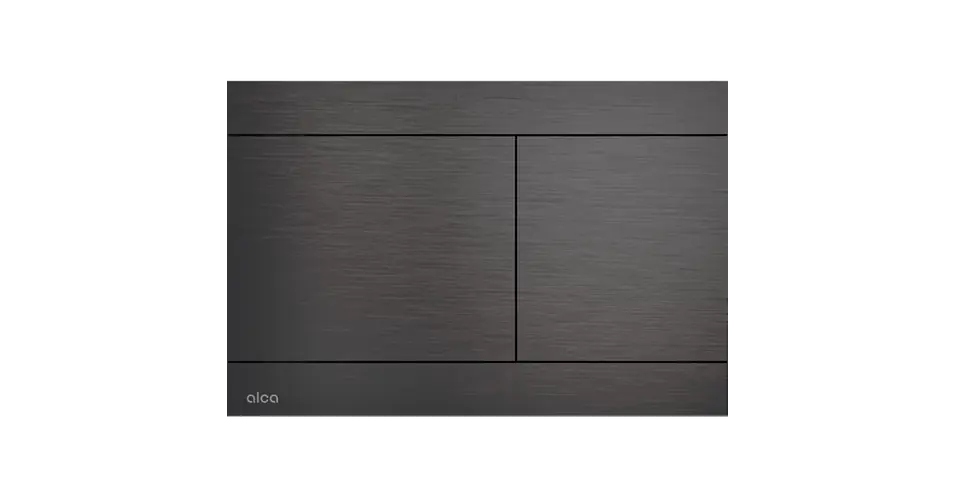 Vásárlói kedvenc ALCA Flat nyomólap a falsík alatti szerelési rendszerekhez, Gun metal-szálcsiszolt matt