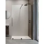 Vásárlói kedvenc RADAWAY Furo Black Walk-In zuhanyfal
