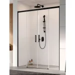 RADAWAY Idea Black DWD fekete zuhanyajtó Outlet