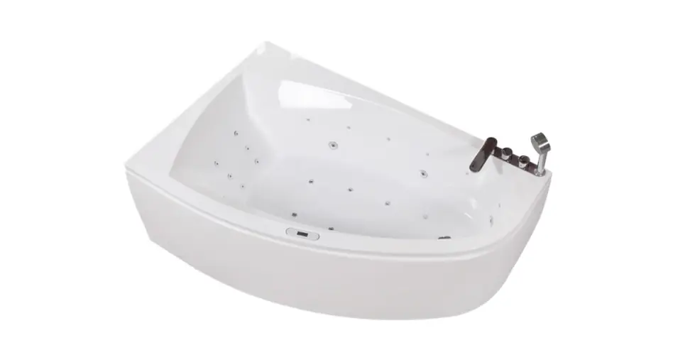 Újdonság WELLIS Matana E-Max™ hidromasszázs kád Flipper csapteleppel