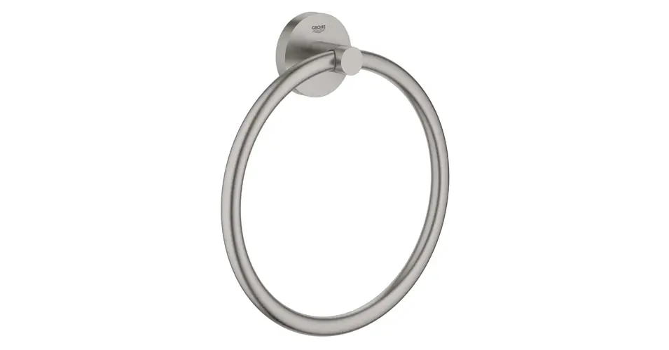 GROHE Essentials törölközőtartó gyűrű, SuperSteel Expressz kézbesítés