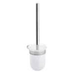 Kedvezményes ár BEMETA Organic fali WC-kefetartó, 95×360×112 mm, tejüveg/króm