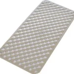 AQUALINE Geo fürdőszobai szőnyeg csúszásgátlóval, kádba, 360×710 mm, bézs Vedd meg online
