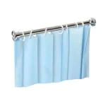 Gyors szállítás BEMETA Zuhany zuhanyfüggöny tartó, átm.: 25 mm, 900 mm, inox, polírozott