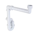 Helytakarékos csőszifon 6/4", leeresztőszelep nélkül, Ø40 mm-es elfolyással Árengedmény