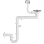 Expressz szállítás BRUCKNER helytakarékos mosogatószifon, 6/4", 40 mm