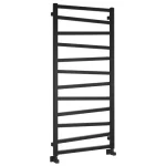Prémium SAPHO Zig fürdőszobai radiátor, 600×1334 mm, 490 W, matt fekete