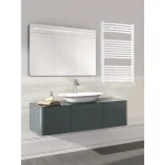 TECHNIK THERM Angora íves törölközőszárító radiátor, fehér, 600×1400 Kiárusítás