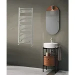 Expressz kézbesítés TECHNIK THERM Angora íves törölközőszárító radiátor, króm, 600×1100