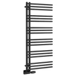 Kiárusítás AQUALINE Poseidon fürdőszobai radiátor, 450×1140 mm, matt fekete