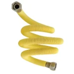 Gázbekötő bordás cső, 1/2"-3/4" BB, 50-100 cm, nyújtható Prémium