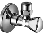 SCHELL Sanland szabályozható sarokszelep 1/2"-3/8" roppantógyűrűs csavarzattal Szuper akció