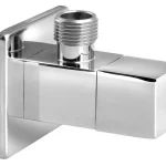 Különleges ajánlat AQUALINE sarokszelep, anya nélkül, 3/8"×1/2", króm