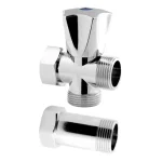Prémium FERRO mosógépcsap fali szereléshez, toldó elemmel (3/4"×3/4"×3/4")