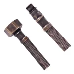 AQUALINE flexibilis bekötőcső M10×3/8", 35 cm, bronz Árcsökkenés