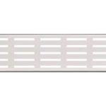 Végkiárusítás ALCA drén folyóka rács 100 mm, horganyzott acél