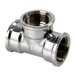 Akció Réz T-idom 1/2" BB krómozott