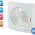 Legkelendőbb VENTS 125 Quiet TH ventilátor, időzítős, páraérzékelős, golyóscsapágyas