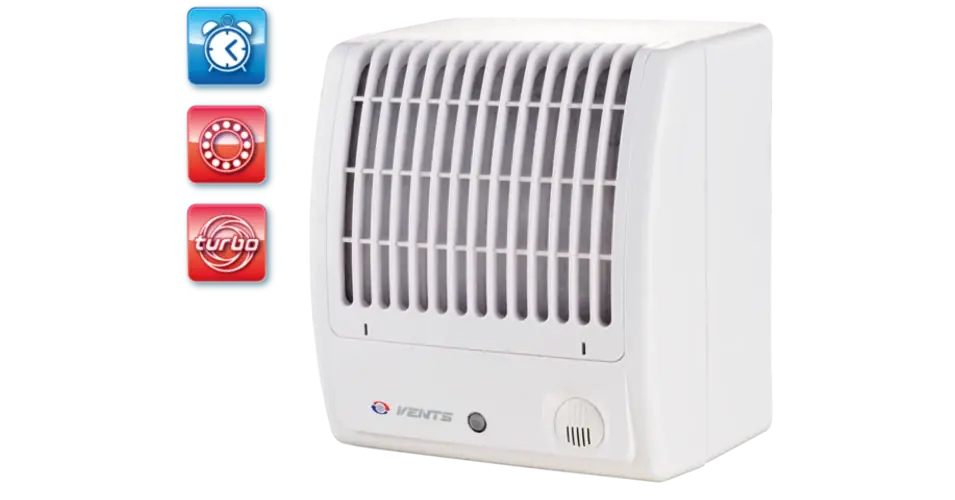 Legkelendőbb VENTS CF 100 T Turbo centrifugális ventilátor, időzítős