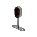 Legkelendőbb Fém vállfatartó függő rúdtartó 71mm ovális zárt Nikkel 12110