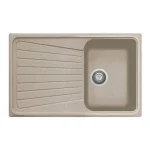 Olcsó GRAWA PT3-7910A BEIGE gránit mosogató 790x500mm