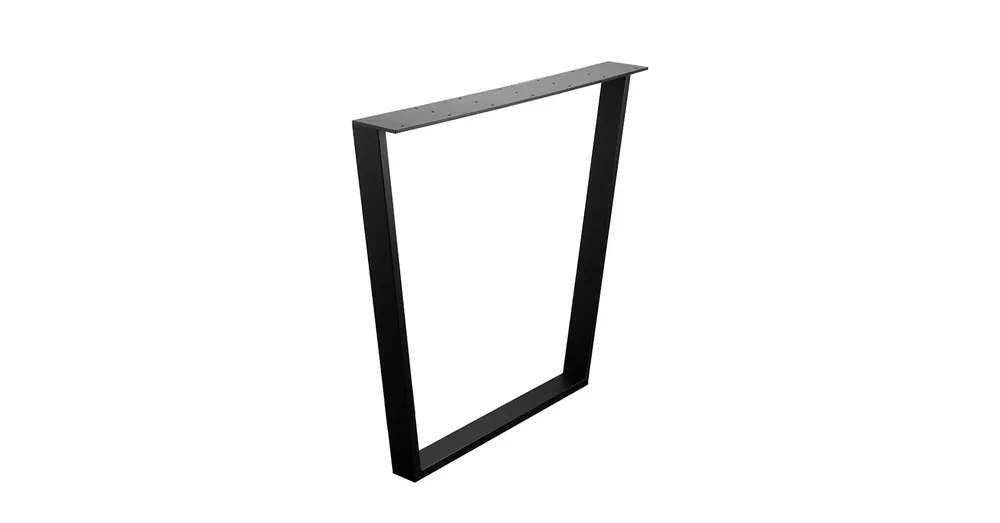 Legkelendőbb Asztalláb Fordított Trapéz 710x780mm Fekete Strong