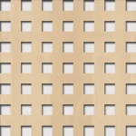 Különleges ajánlat Perforált lemez Laccato-Hdf Quadro 10-20 perforációval 375 Juhar 1400x515x3mm