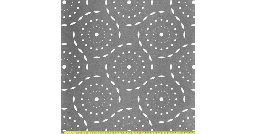 Perforált lemez Fekete MDF5 DAISYPOP perforációval 1218x608x5mm Legjobb ár