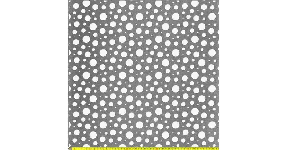 Perforált lemez Fekete MDF5 SODA perforációval 1218x608x5mm Biztonságos fizetés