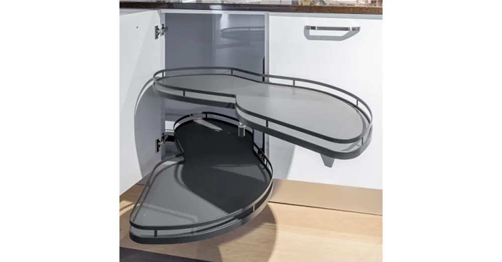 Kesseböhmer LeMans II ARENA style 500mm jobbos 25kg/polc Antracit + Tengely Outlet