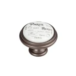 Fogantyú P77.00.q4.g7g Barna-Paris 35mm gomb Expressz kézbesítés