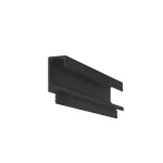 Fogantyú profil L015 Fekete 50x20x3000mm (UKW-7) Gyors szállítás