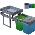 EKOTECH - Beépíthető hulladékgyűjtő TANK 40 - 2x16 liter Olcsóbb