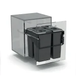 EKOTECH - Beépíthető hulladékgyűjtő FRONT 60 - 1x7 liter+3x26 liter Szuper ajánlat